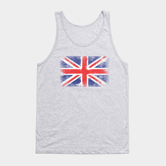 Union Jack Distressed Tank Top by machmigo